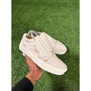 Vans Floral old skool sneakers size 8 Women’s